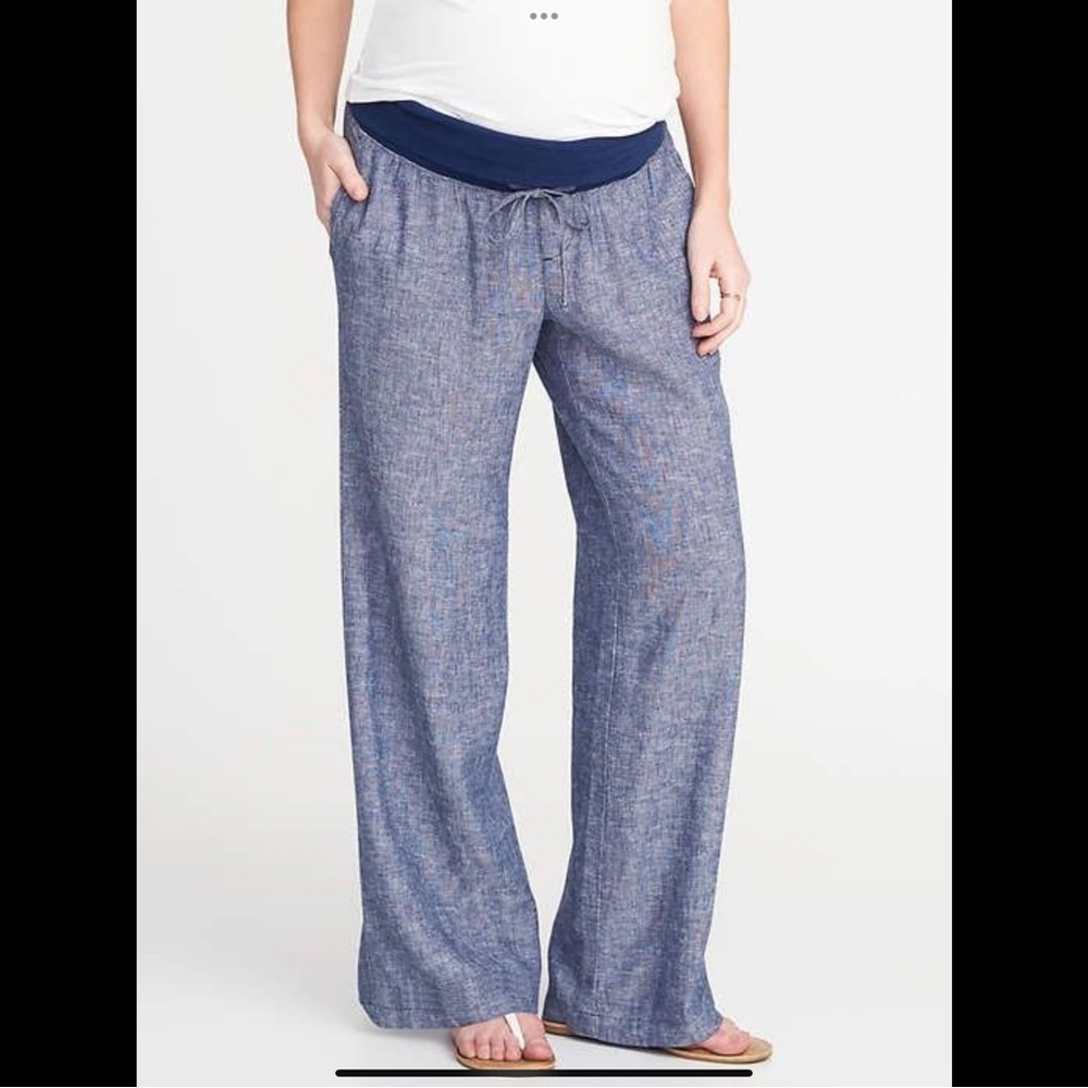 Old Navy Blue Wide Leg Pants